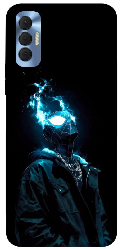 Чохол itsPrint Black spiderman для TECNO Spark 8P, дитячі, купити оптом з доставкою