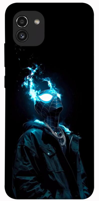 Чехол itsPrint Black spiderman для Samsung Galaxy A03, детские, купить оптом с доставкой