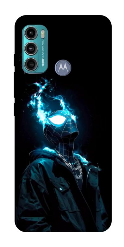 Чехол itsPrint Black spiderman для Motorola Moto G60, детские, купить оптом с доставкой