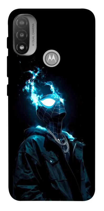 Чехол itsPrint Black spiderman для Motorola Moto E20, детские, купить оптом с доставкой