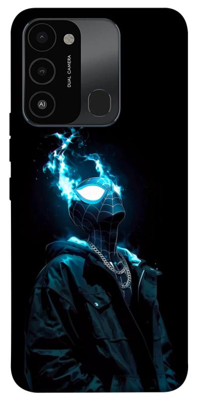 Чехол itsPrint Black spiderman для TECNO Spark 8C, детские, купить оптом с доставкой