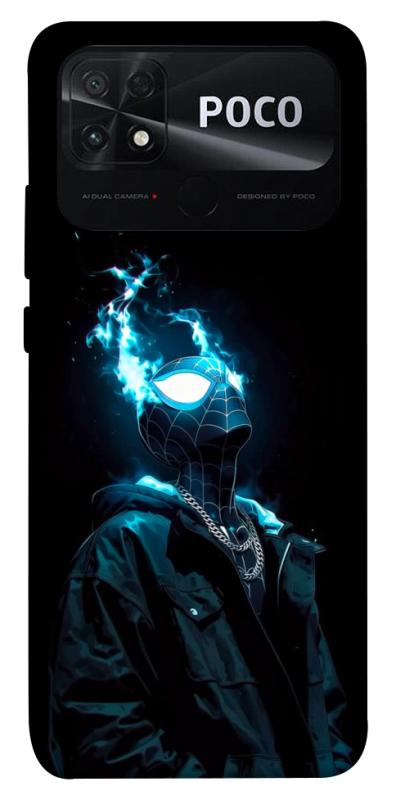 Чехол itsPrint Black spiderman для Xiaomi Poco C40, детские, купить оптом с доставкой