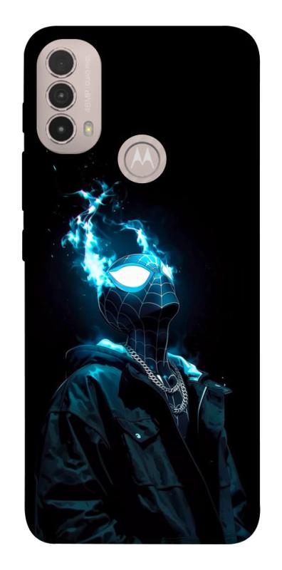 Чехол itsPrint Black spiderman для Motorola Moto E40, детские, купить оптом с доставкой