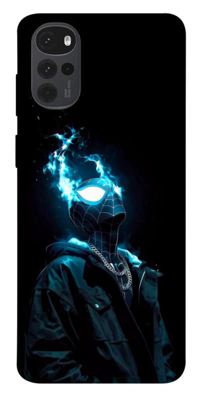 Чехол itsPrint Black spiderman для Motorola Moto G22, детские, купить оптом с доставкой
