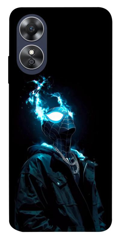 Чехол itsPrint Black spiderman для Oppo A17, детские, купить оптом с доставкой
