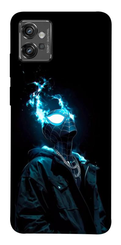 Чехол itsPrint Black spiderman для Motorola Moto G32, детские, купить оптом с доставкой