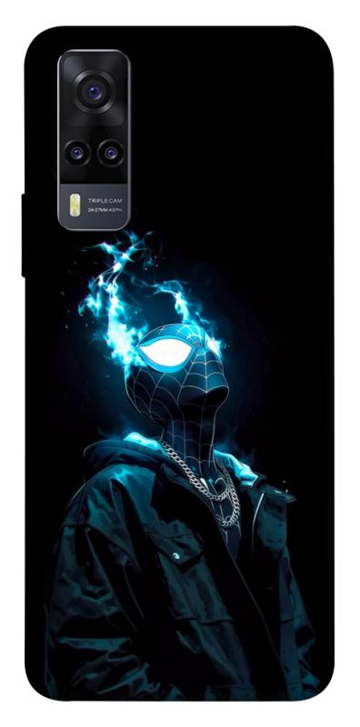Чехол itsPrint Black spiderman для Vivo Y31, детские, купить оптом с доставкой