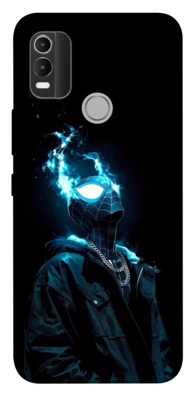 Чехол itsPrint Black spiderman для Nokia C21 Plus, детские, купить оптом с доставкой