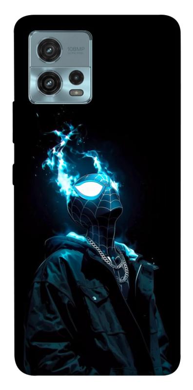 Чехол itsPrint Black spiderman для Motorola Moto G72, детские, купить оптом с доставкой