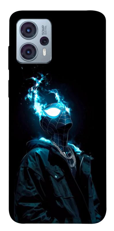 Чехол itsPrint Black spiderman для Motorola Moto G23, детские, купить оптом с доставкой