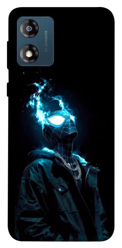 Чехол itsPrint Black spiderman для Motorola Moto E13, детские, купить оптом с доставкой