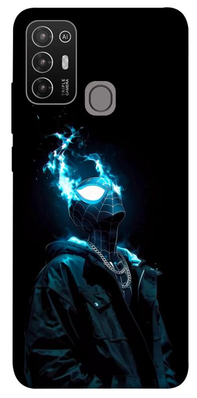 Чехол itsPrint Black spiderman для ZTE Blade A52, детские, купить оптом с доставкой