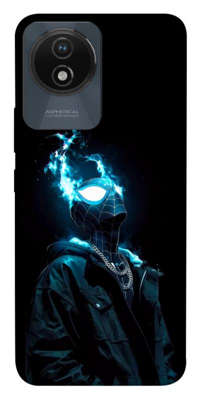 Чехол itsPrint Black spiderman для Vivo Y02, детские, купить оптом с доставкой