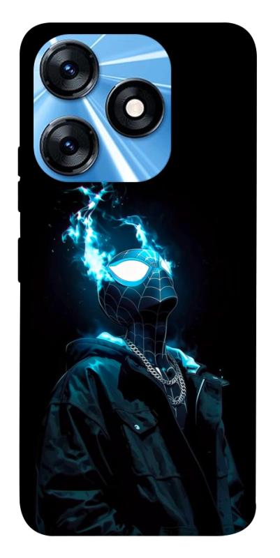 Чехол itsPrint Black spiderman для TECNO Spark 10 Pro, детские, купить оптом с доставкой