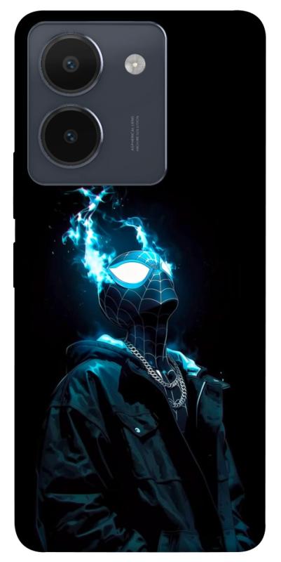 Чехол itsPrint Black spiderman для Vivo Y36, детские, купить оптом с доставкой