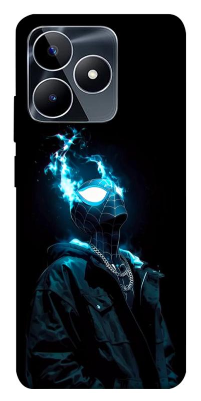 Чехол itsPrint Black spiderman для Realme C53, детские, купить оптом с доставкой