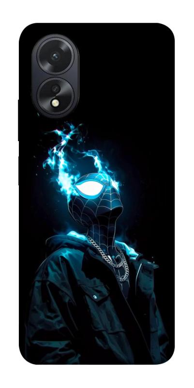 Чехол itsPrint Black spiderman для Oppo A38, детские, купить оптом с доставкой
