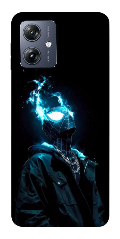 Чехол itsPrint Black spiderman для Motorola Moto G54, детские, купить оптом с доставкой