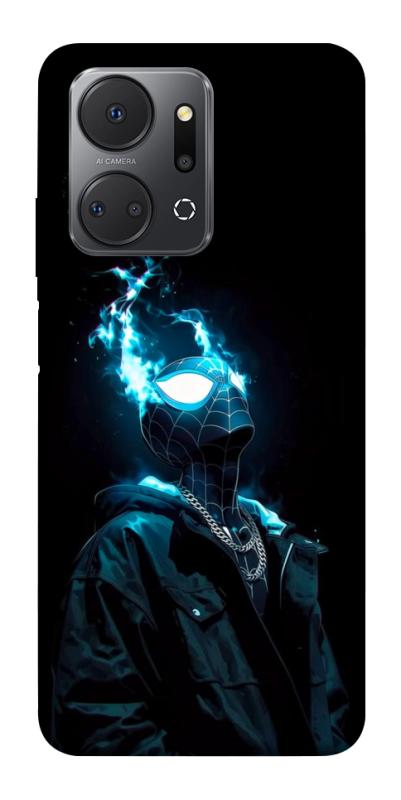 Чехол itsPrint Black spiderman для Huawei Honor X7a, детские, купить оптом с доставкой