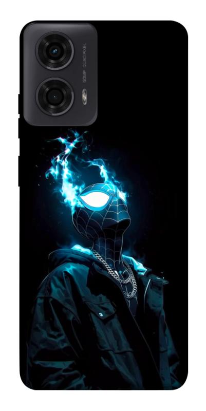 Чехол itsPrint Black spiderman для Motorola Moto G24, детские, купить оптом с доставкой