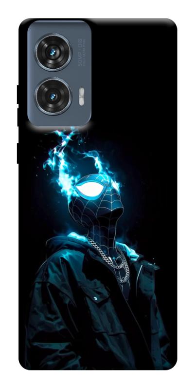 Чехол itsPrint Black spiderman для Motorola Edge 50 Fusion, детские, купить оптом с доставкой