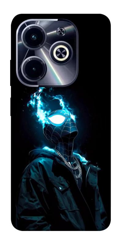 Чохол itsPrint Black spiderman для Infinix Hot 40i, дитячі, купити оптом з доставкою