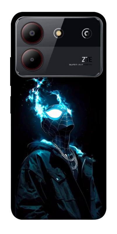 Чехол itsPrint Black spiderman для ZTE Blade A54 4G, детские, купить оптом с доставкой