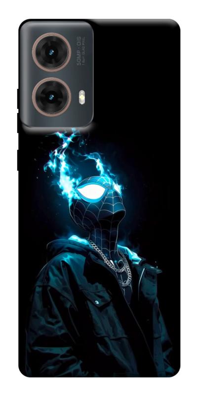 Чохол itsPrint Black spiderman для Motorola Moto G85, дитячі, купити оптом з доставкою