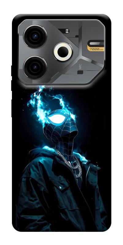 Чохол itsPrint Black spiderman для TECNO Pova 6 Neo (LI6), дитячі, купити оптом з доставкою