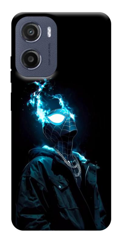 Чехол itsPrint Black spiderman для Motorola Moto G05, детские, купить оптом с доставкой