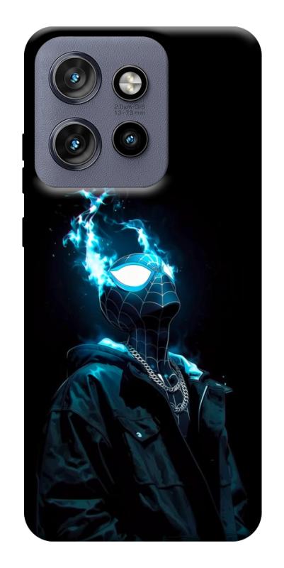 Чохол itsPrint Black spiderman для Motorola Edge 50 Neo, дитячі, купити оптом з доставкою