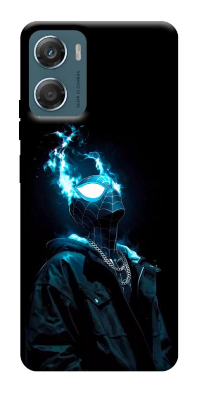 Чехол itsPrint Black spiderman для Motorola Moto G06, детские, купить оптом с доставкой