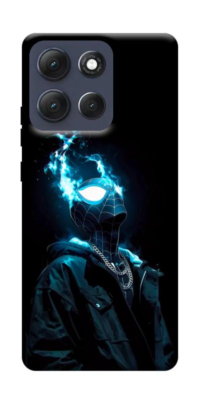 Чехол itsPrint Black spiderman для Motorola Moto G86 Power, детские, купить оптом с доставкой