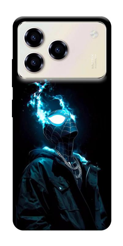 Чехол itsPrint Black spiderman для ZTE Blade A76, детские, купить оптом с доставкой