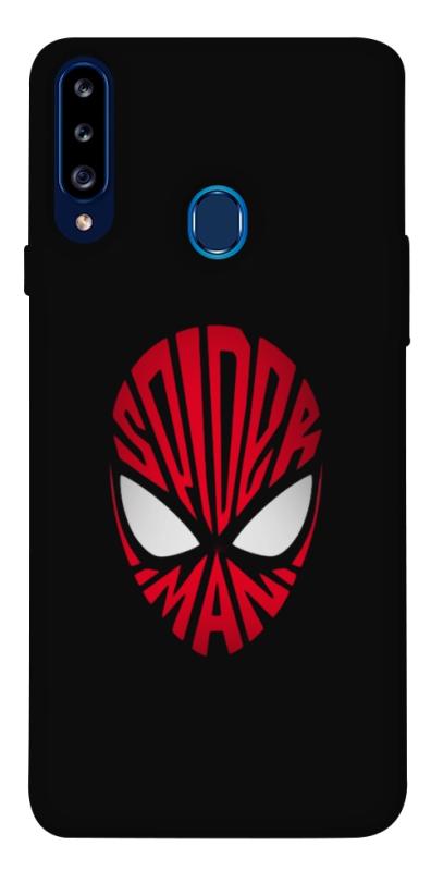 Чехол itsPrint Spider face для Samsung Galaxy A20s, детские, купить оптом с доставкой