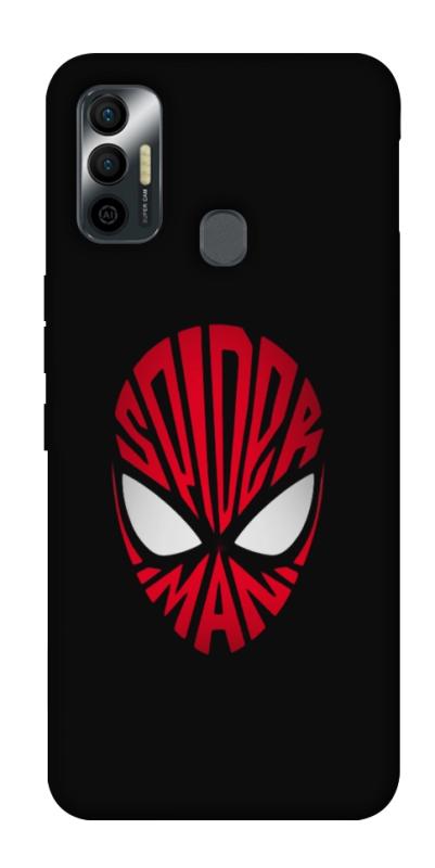 Чехол itsPrint Spider face для TECNO Spark 7, детские, купить оптом с доставкой
