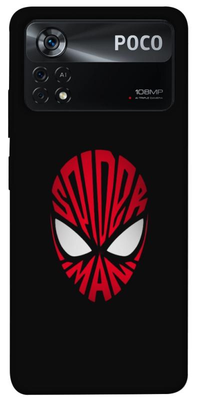 Чехол itsPrint Spider face для Xiaomi Poco X4 Pro 5G, детские, купить оптом с доставкой