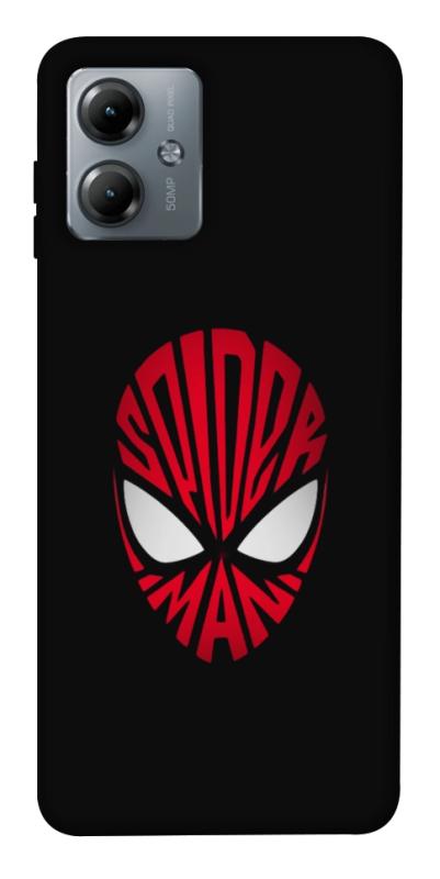 Чехол itsPrint Spider face для Motorola Moto G14, детские, купить оптом с доставкой