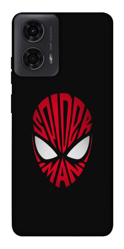 Чехол itsPrint Spider face для Motorola Moto G24, детские, купить оптом с доставкой
