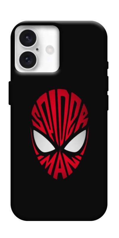 Чехол itsPrint Spider face для Apple iPhone 16 (6.1"), детские, купить оптом с доставкой