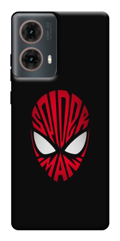 Чехол itsPrint Spider face для Motorola Moto G85, детские, купить оптом с доставкой