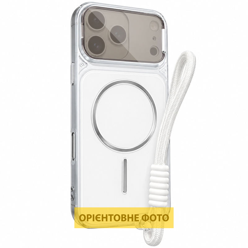 Чехол TPU+PC Pacific with Magnetic Fit and straps для Apple iPhone 14 Pro Max (6.7"), White, TPU+PC, купить оптом с доставкой