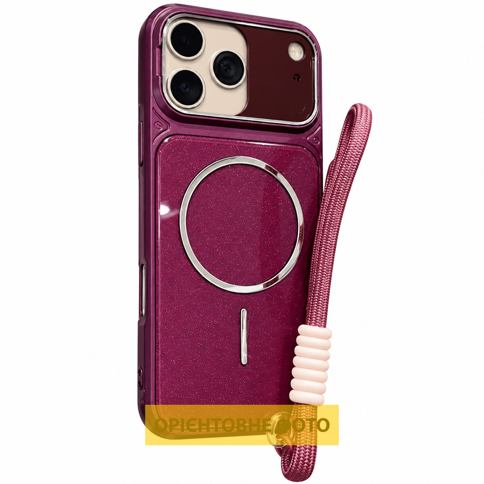Чехол TPU+PC Pacific with Magnetic Fit and straps для Apple iPhone 14 / 13 (6.1"), Red, купить оптом с доставкой