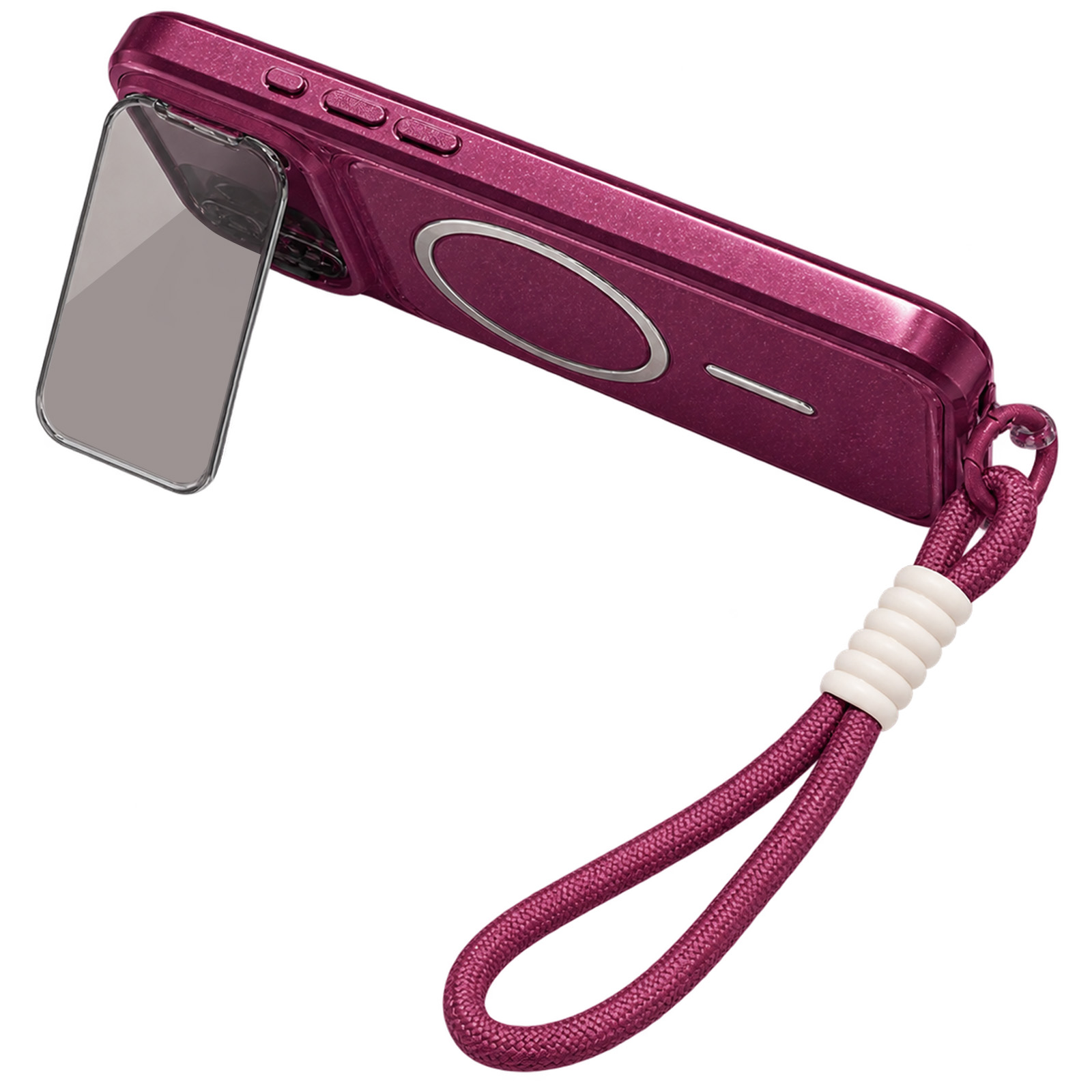 Чехол TPU+PC Pacific with Magnetic Fit and straps для Apple iPhone 17 Pro / 18 Pro (6.3"), Red 2, TPU+PC, купить оптом с доставкой