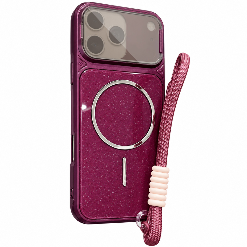 Чехол TPU+PC Pacific with Magnetic Fit and straps для Apple iPhone 17 Pro Max / 18 Pro Max (6.9"), Red, TPU+PC, купить оптом с доставкой