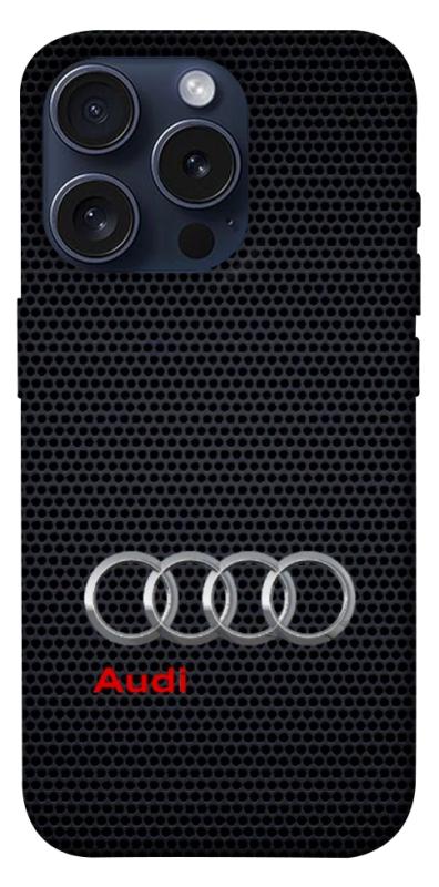 Чехол itsPrint Audi logo для Apple iPhone 15 Pro (6.1"), авто, купить оптом с доставкой