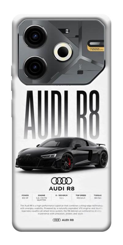 Чехол itsPrint Audi car для TECNO Pova 6 Neo (LI6), авто, купить оптом с доставкой
