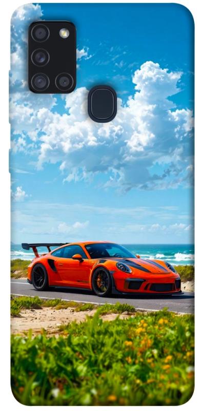 Чехол itsPrint Car in nature для Samsung Galaxy A21s, авто, купить оптом с доставкой