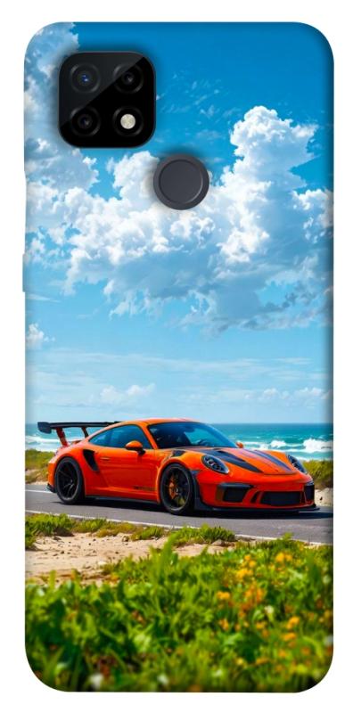 Чехол itsPrint Car in nature для Realme C21, авто, купить оптом с доставкой