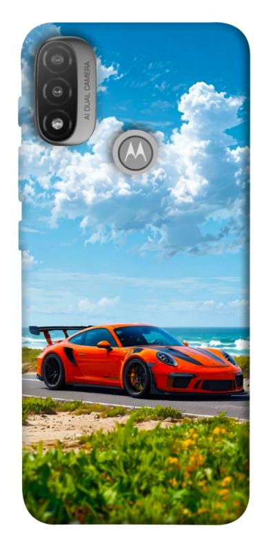 Чехол itsPrint Car in nature для Motorola Moto E20, авто, купить оптом с доставкой
